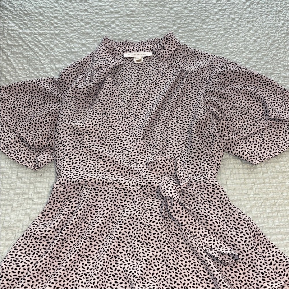 Cheetah print blouse
